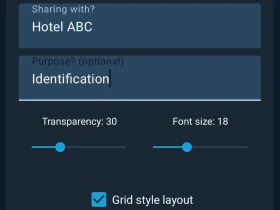 Screenshot illustrating: Add recipient oriented watermark to avoid misuse of your important files.