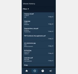 Share History - Know What You Shared and With Whom