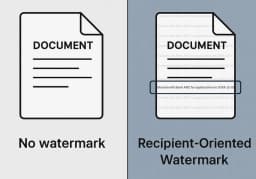 How Recipient-Oriented Watermarking Protects Your PDFs/Images